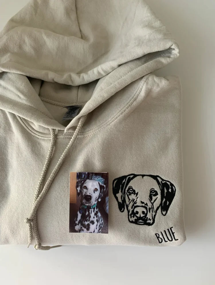 Custom Pet Face Embroidery Wear