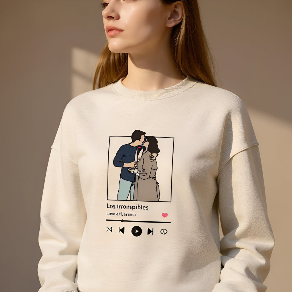 Premium Custom Embroidered Couple Hoodies